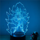 Saiyan transformation 3D LED lamp