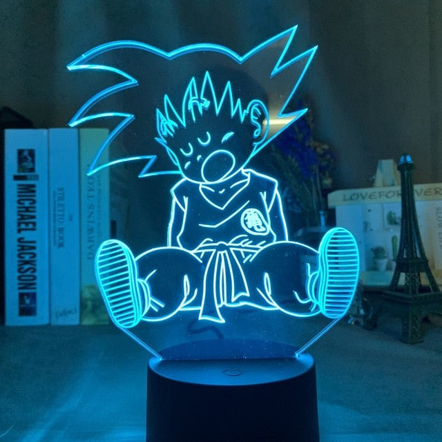 Lampe LED 3D Dragon ball Goku petit