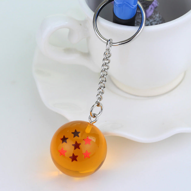 Porte clef boule de cristal 7 étoiles dragon ball z