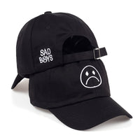 Casquette noir emoji vue avant et arrière