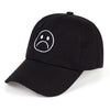 Casquette noir emoji Streetwear vue de face