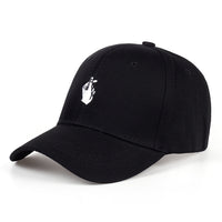 Casquette noir Streetwear vue de profil