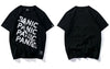 Impression T-shirt Streetwear noir vue d'ensemble