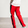 Pantalon Jogging blanc rouge vue de dos
