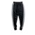 Pantalon à carreaux Streetwear noir vue de face