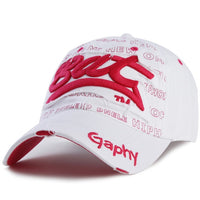 Casquette homme pas cher blanche rouge vue de profil