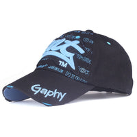 Casquette homme pas cher noir bleu vue de profil