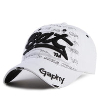 Casquette homme pas cher blanche noir vue de profil