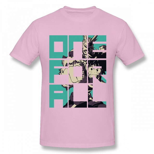 T-shirt manga rose deku et all might my hero academia