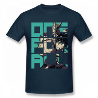 T-shirt manga navy deku et all might my hero academia