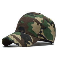 Casquette camouflage militaire vue de profil gauche