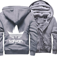 Veste manga polaire adidas saiyan gris DBZ