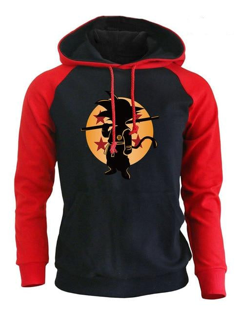 Sweat Manga Rouge Dragon Ball Z Goku Petit