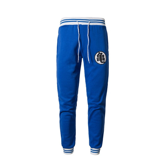 Pantalon jogging manga bleu dragon ball z kanji kame