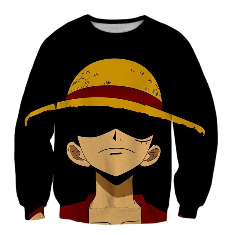 Sweat ONE PIECE MONKEY D. LUFFY AU CHAPEAU DE PAILLE