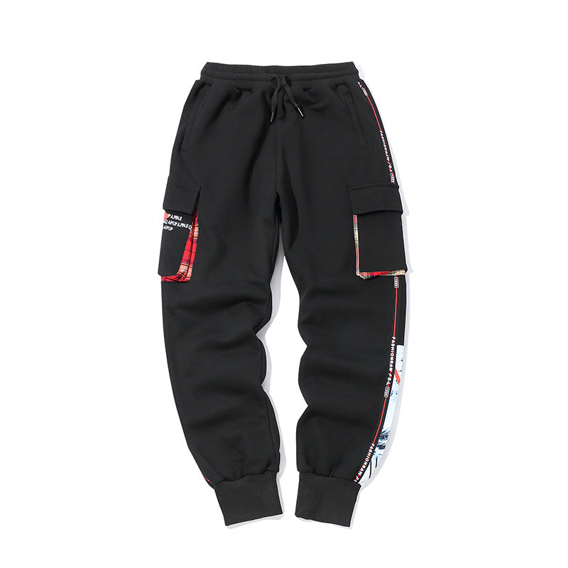 Pantalon Streetwear cargo à la mode vue de dos