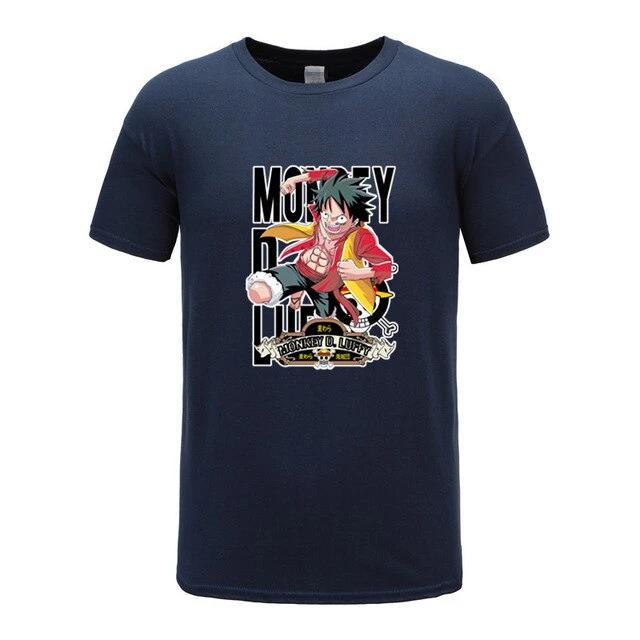 T-shirt navy Luffy Gear 2