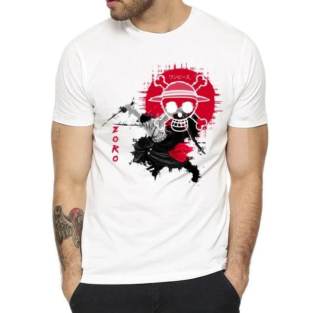 One Piece Zoro Demon Slash Manga T-Shirt 