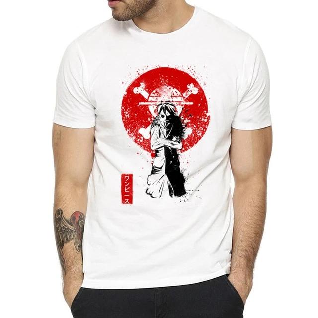 One Piece Monkey D. Luffy Pirate manga T-Shirt 