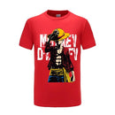 T-shirt rouge Monkey D.Luffy