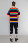 T-Shirt vintage multicolore Streetwear vue de dos