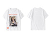 T-Shirt Mona Lisa Streetwear blanc vue d'ensemble