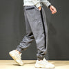 Pantalon Streetwear velour gris vintage vue de profil