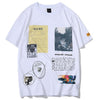 T-Shirt Meteor Streetwear blanc vue de face