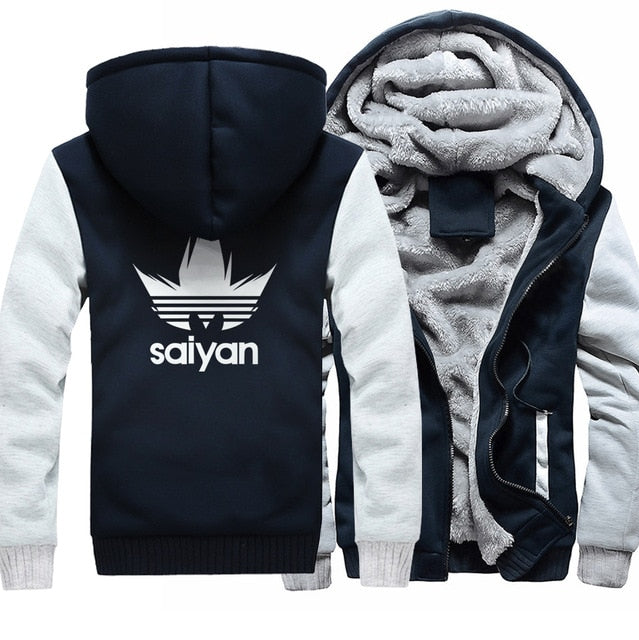 Veste Manga Navy Polaire adidas Saiyan Dragon Ball Z 