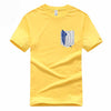 T-shirt manga jaune logo attaque des titans