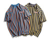 T-Shirt rayé Oversize Streetwear choix coloris