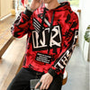 Pull Streetwear camouflage rouge