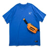 T-Shirt banane Streetwear bleu vue de face