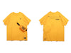 T-Shirt banane Streetwear jaune vue d'ensemble