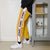Jogging Streetwear jaune vue de profil