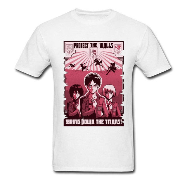 MANGA ATTACK ON TITANS PROTECT THE WALLS T-Shirt 