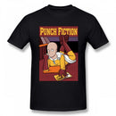 T-shirt manga noir pulp fiction one punch man