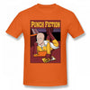 T-shirt manga orange pulp fiction one punch man