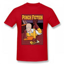 T-shirt manga rouge pulp fiction one punch man