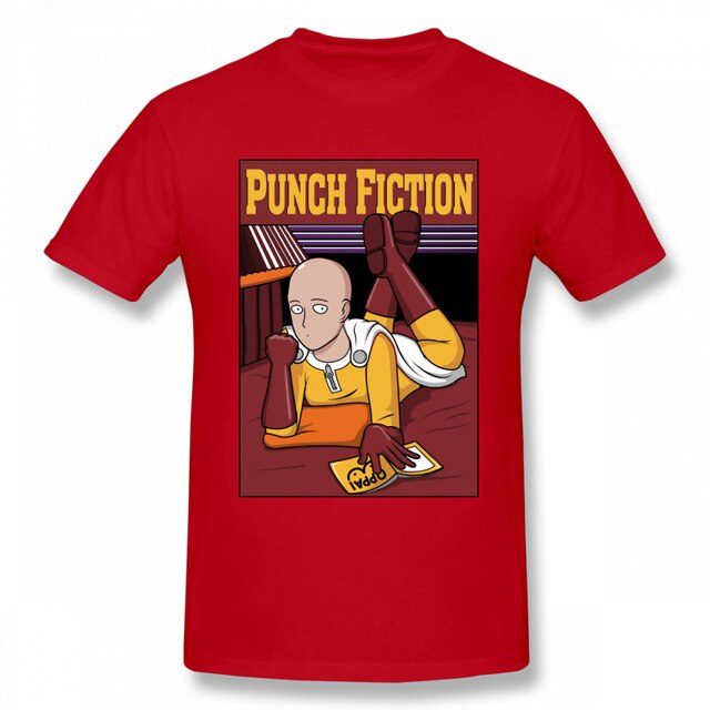 Manga T-Shirt Saitama One punch man Pulp fiction