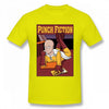 T-shirt manga jaune pulp fiction one punch man