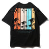 T-Shirt Surf Streetwear noir vue de dos