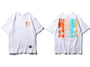 T-Shirt Surf Streetwear blanc vue d'ensemble