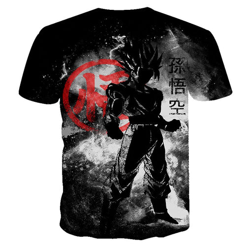 Dragon Ball Z Black and White T-Shirt 