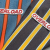 T-Shirt rayé Oversize Streetwear logo overload