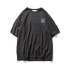 Oversized t-shirt s noir Streetwear vue de face