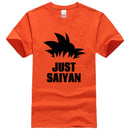 T-Shirt Manga Dragon Ball Z Just Saiyan orange