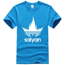 T-Shirt adidas Dragon Ball bleu ciel logo noir