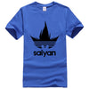 T-Shirt adidas Dragon Ball bleu logo noir
