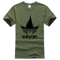 T-Shirt adidas Dragon Ball vert logo noir